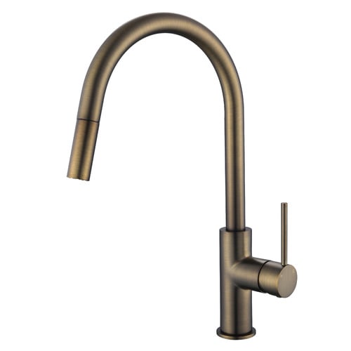 Avalon Mini Pull-Out Gooseneck Kitchen Mixer