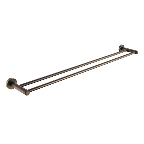 Rumi Brass Double Towel Rail