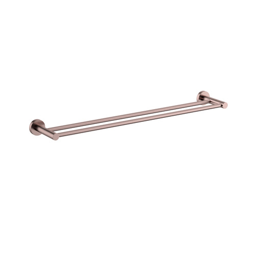 Rumi Brass Double Towel Rail