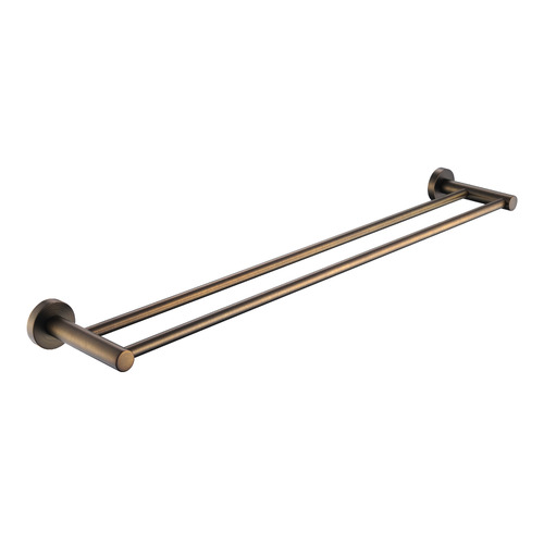 Rumi Brass Double Towel Rail