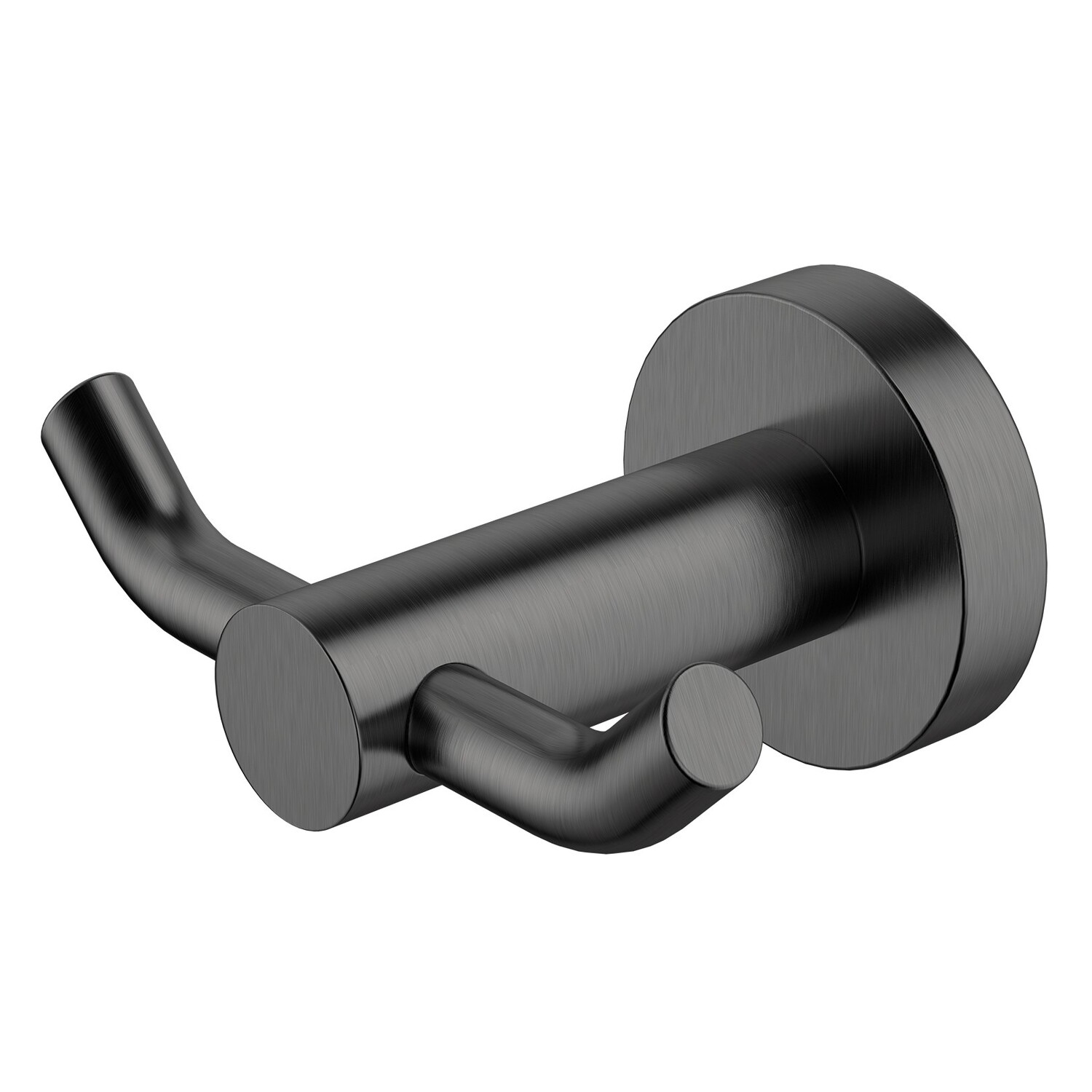 Rumi Round Brass Double Robe Hook