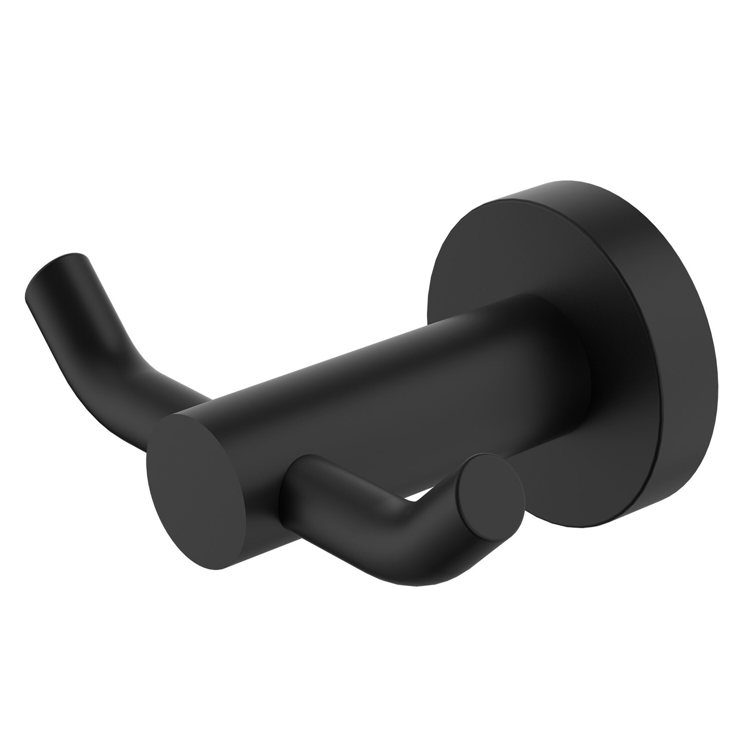 Rumi Round Brass Double Robe Hook
