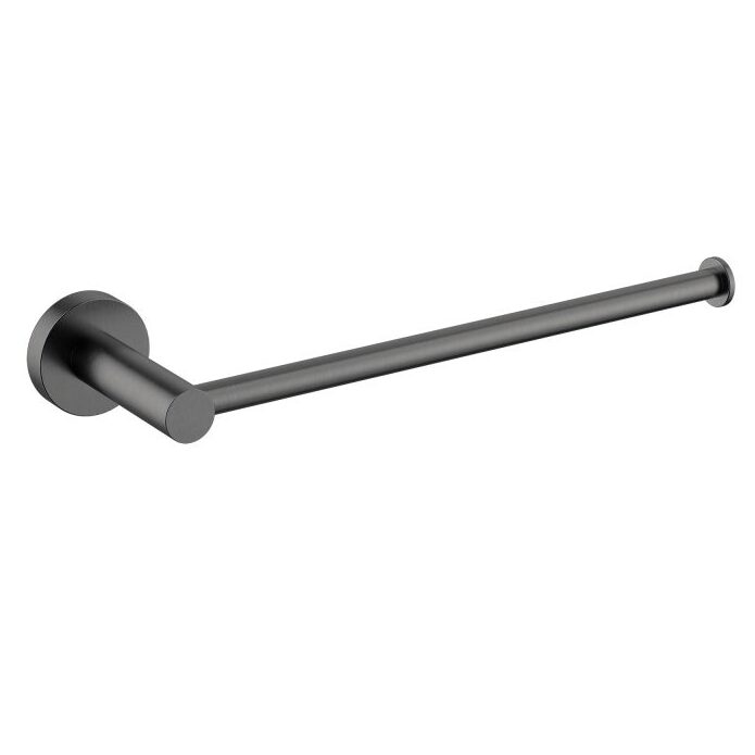 Rumi 250mm L-Shaped Brass Hand Towel Rail