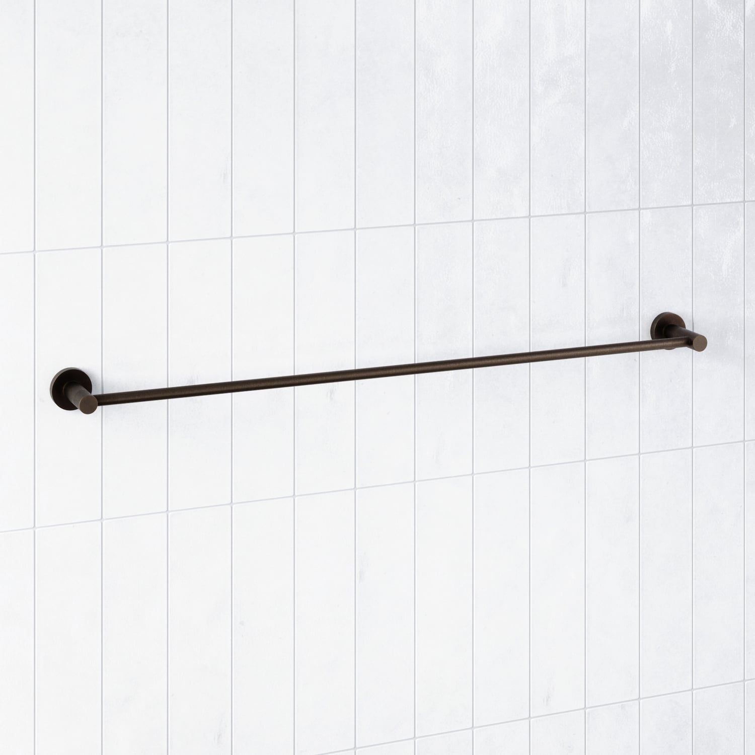 Rumi 750mm Brass Single Towel Rail