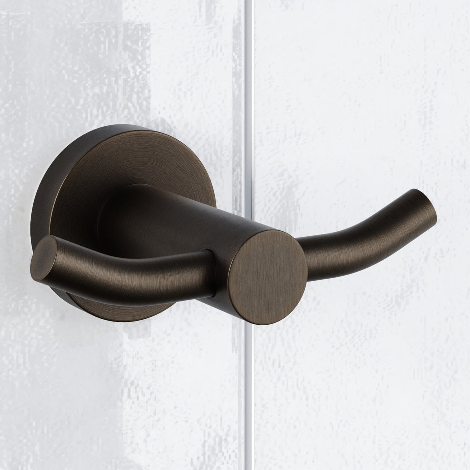 Rumi Round Brass Double Robe Hook