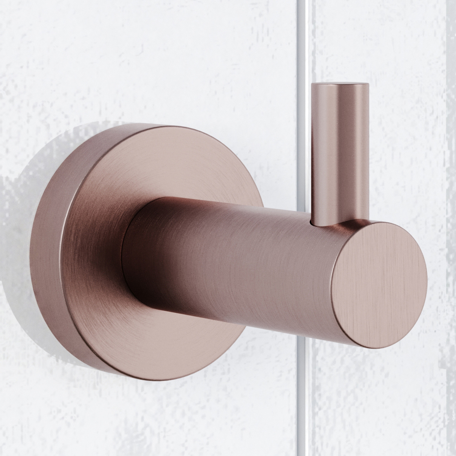 Rumi Round Single Brass Robe Hook