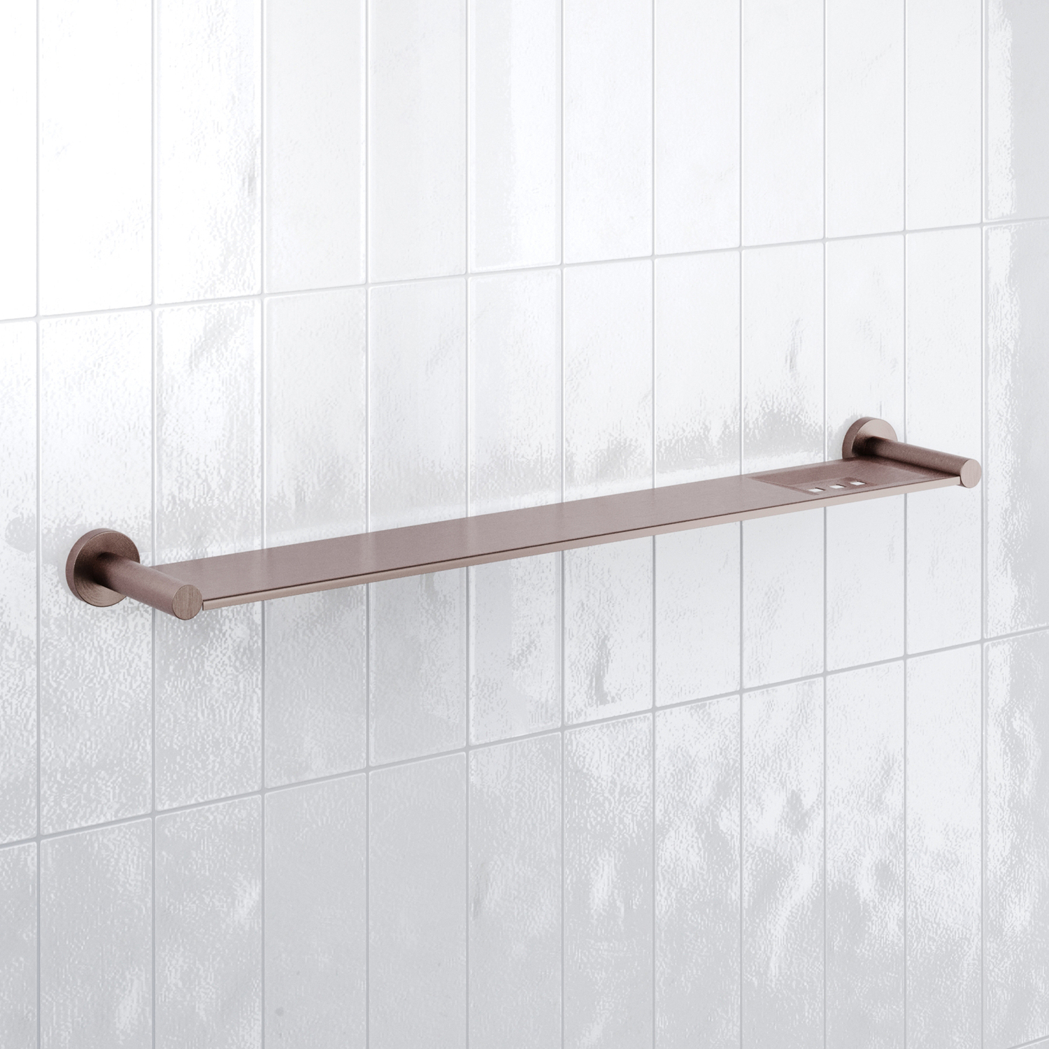 Rumi Brass Bathroom Shelf