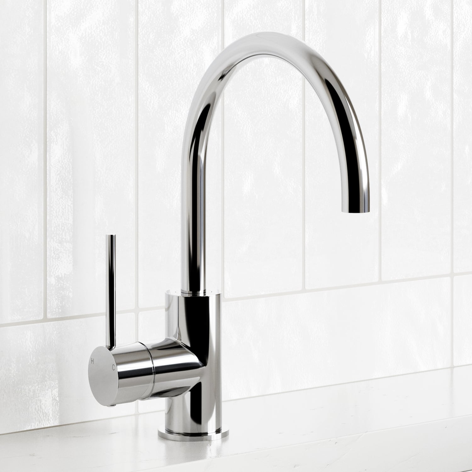 Avalon Mini 180mm Brass Basin Mixer