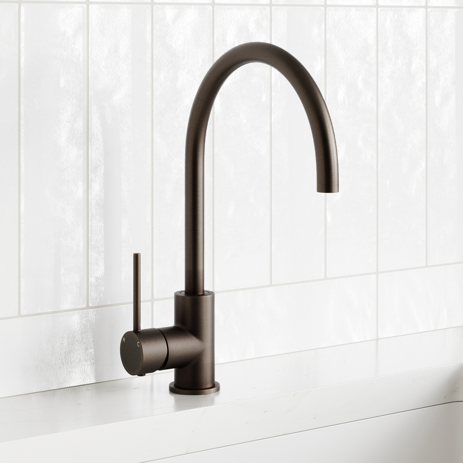 Avalon Mini Gooseneck Kitchen Mixer