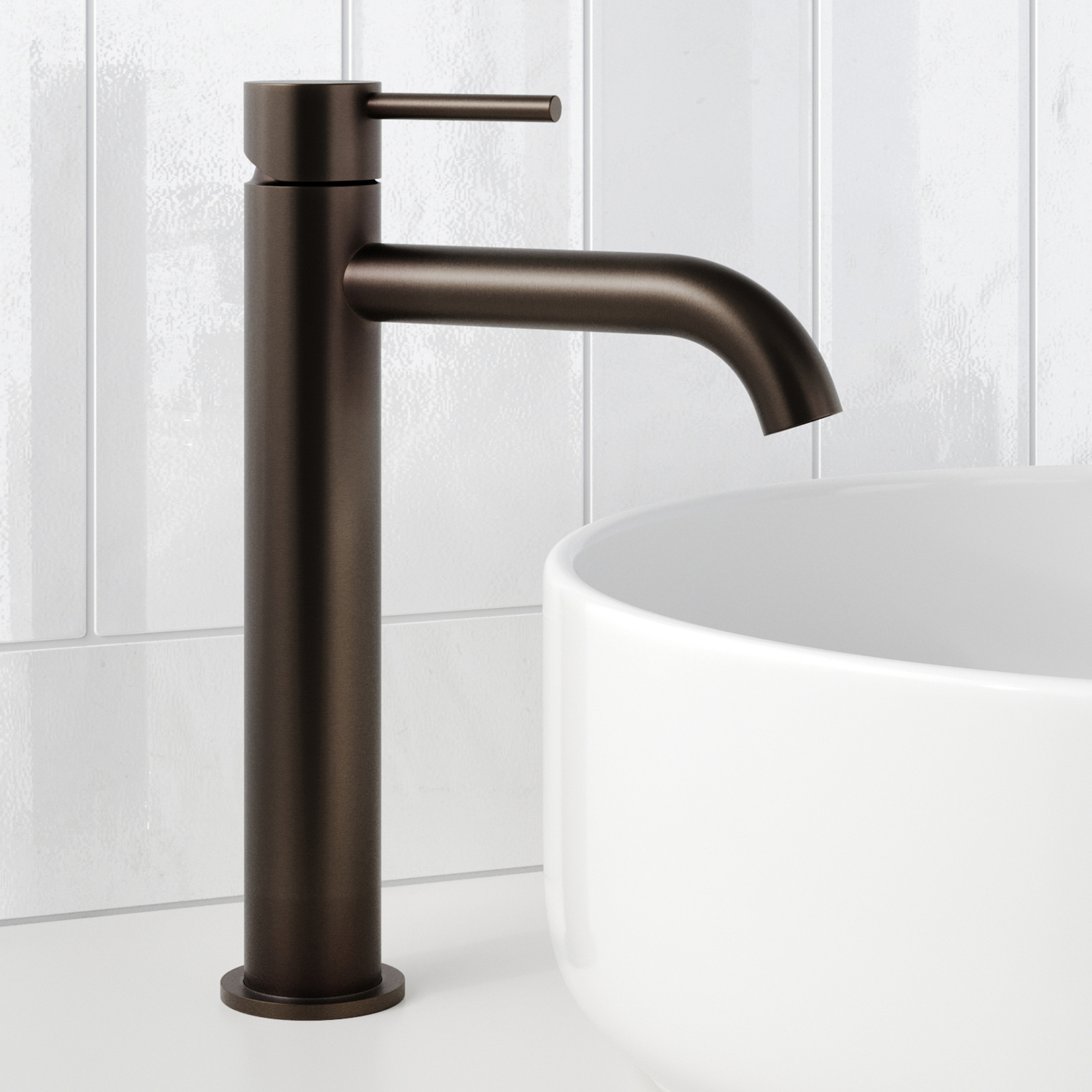 Avalon Mini Mid Rise Curved Basin Mixer