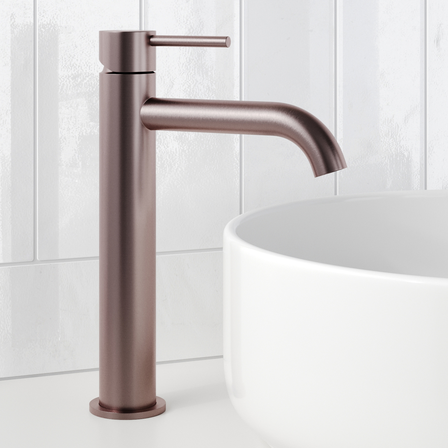 Avalon Mini Mid Rise Curved Basin Mixer