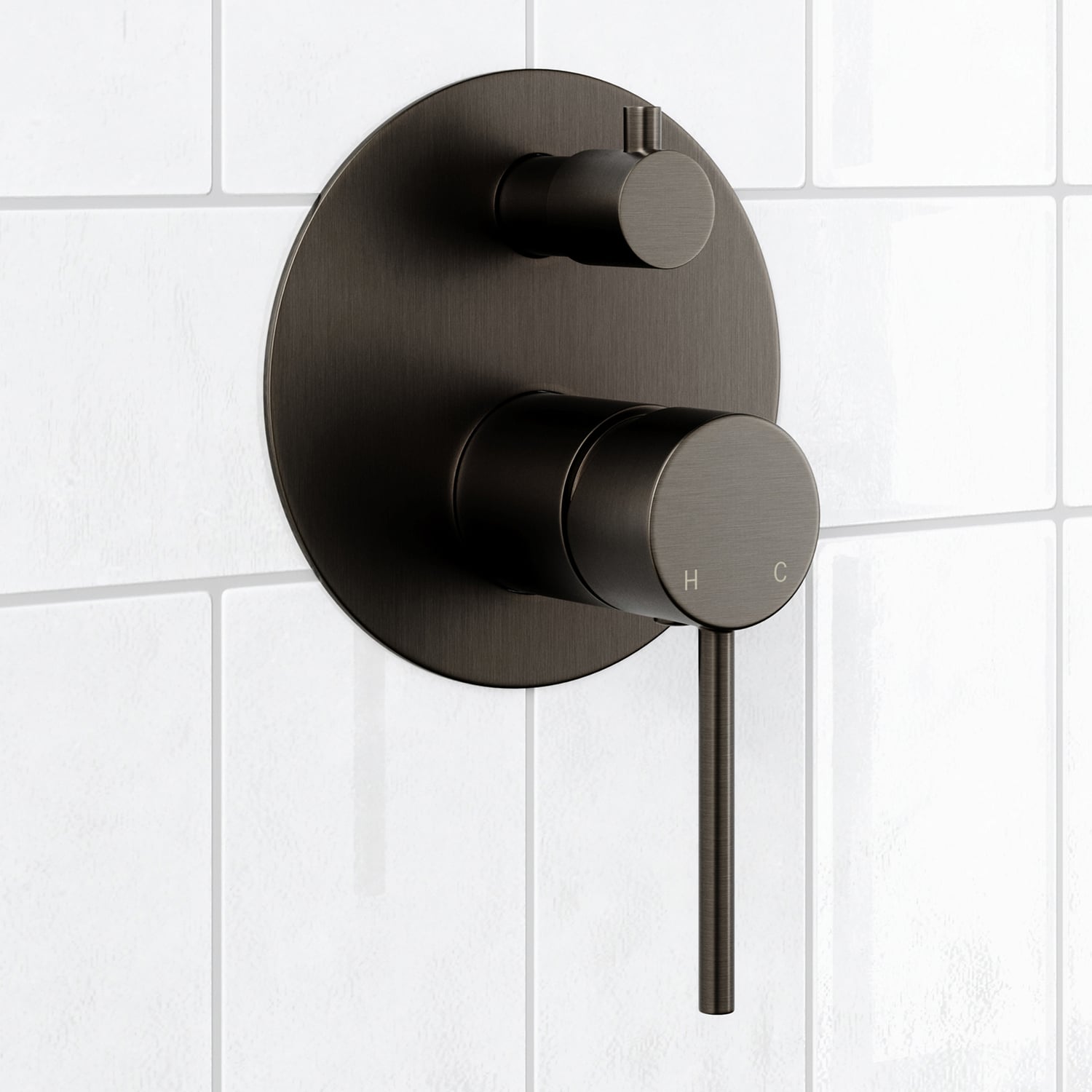 Avalon Mini Round Shower Mixer Diverter