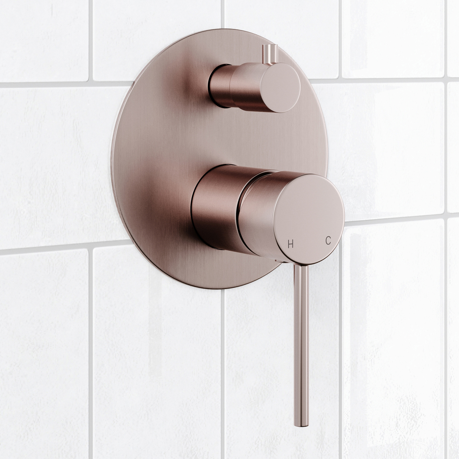 Avalon Mini Round Shower Mixer Diverter