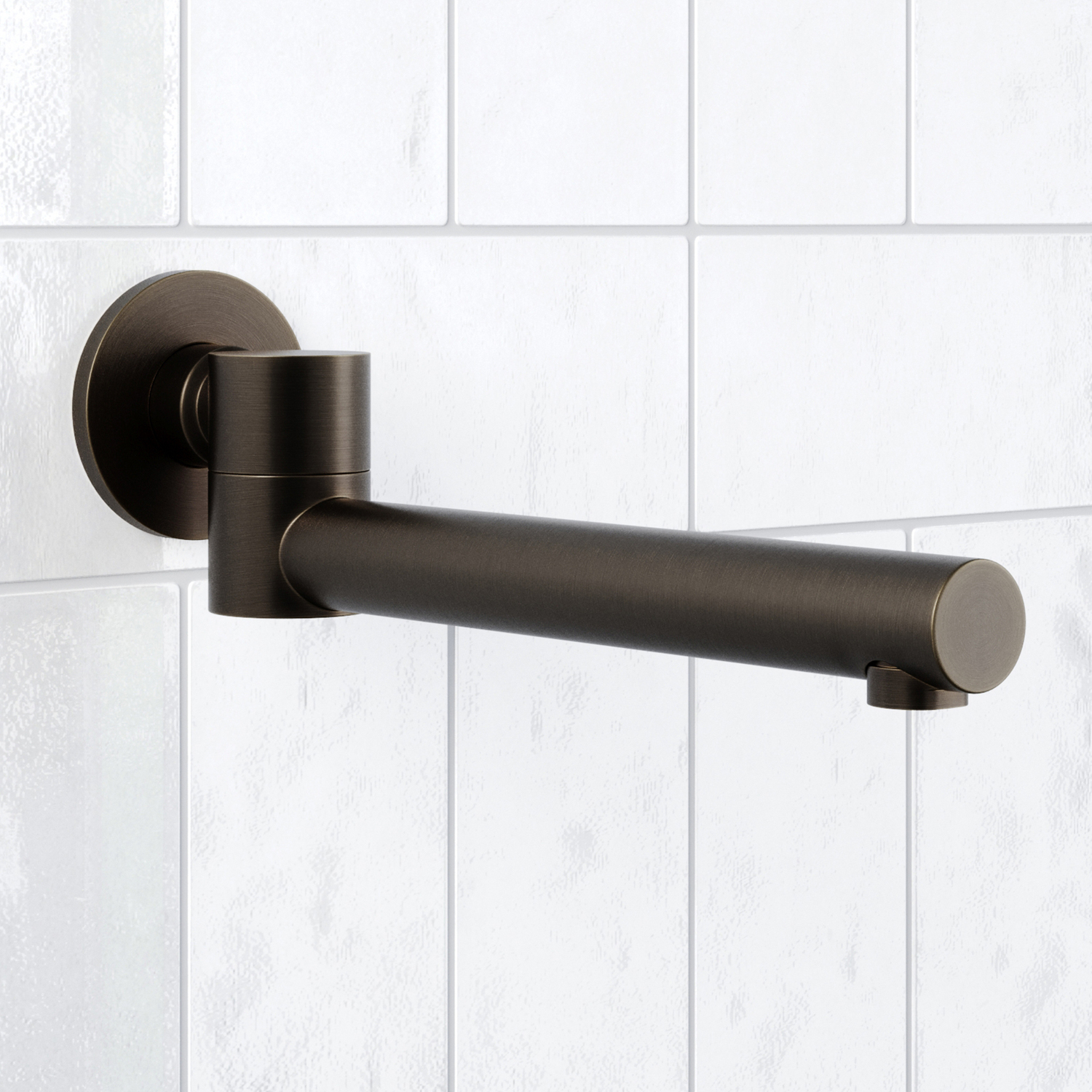 Avalon 240mm Swivel Brass Bath Spout