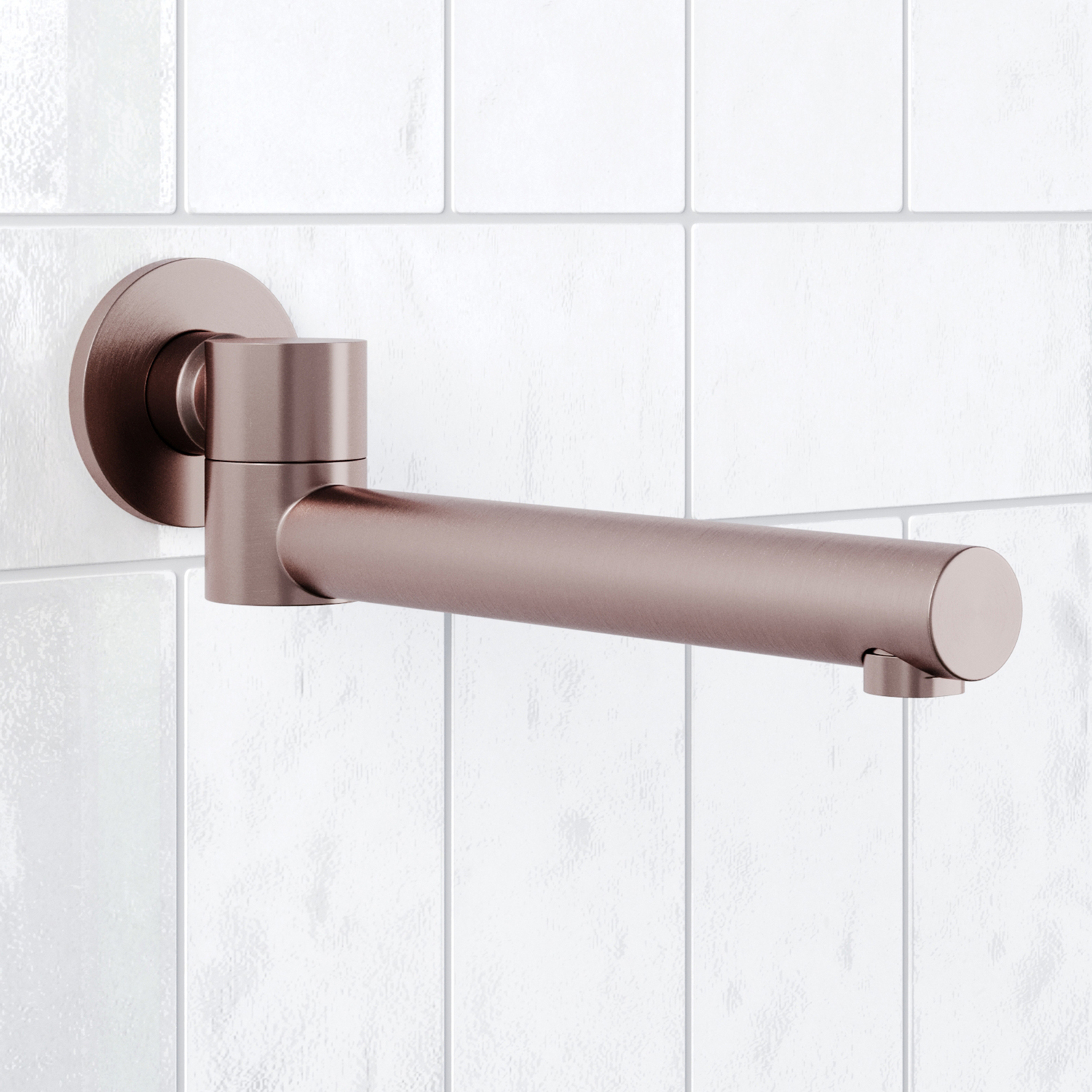 Avalon 240mm Swivel Brass Bath Spout