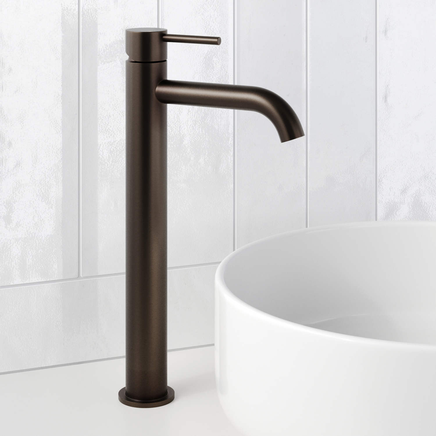 Avalon Mini High Rise Curved Basin Mixer