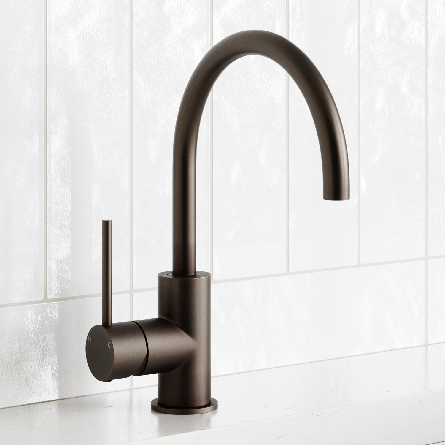 Avalon Mini 180mm Brass Basin Mixer