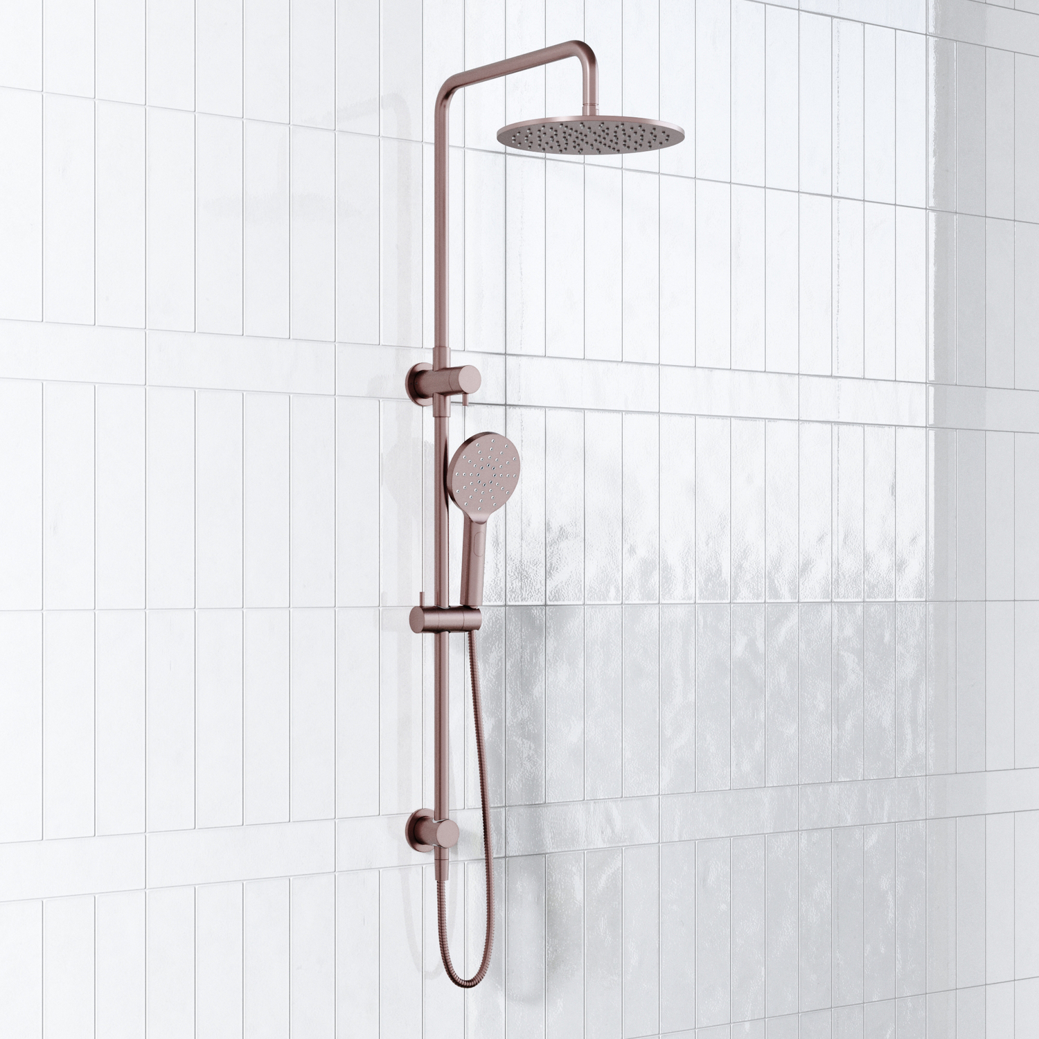 Avalon 250mm Round Twin Shower