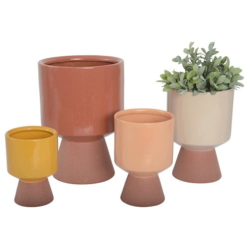 Mustard 16cm Jarrah Ceramic Vase