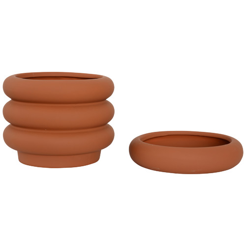 Bodhi Ceramic Planter Pot with Saucer