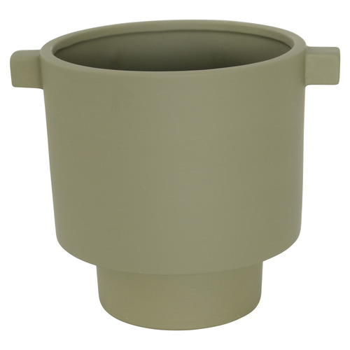 Khaki Green Bonnie Terracotta Planter Pot