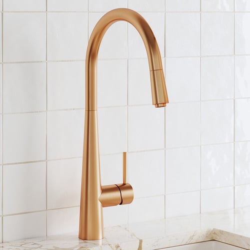 City Life Inox Pull-Out Kitchen Mixer