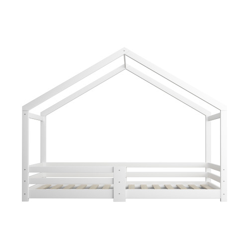 LivingFusion Kids' Yumi Pine Wood House Bed Single | Temple & Webster