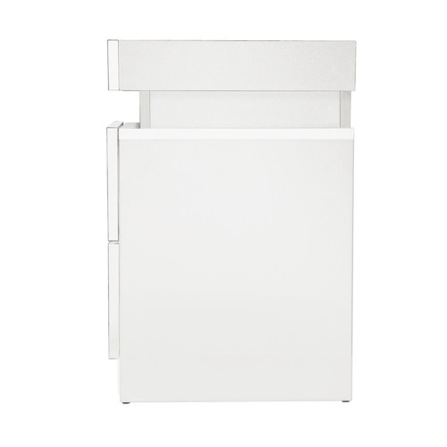 Murray 2 Drawer Bedside Table with LED Light