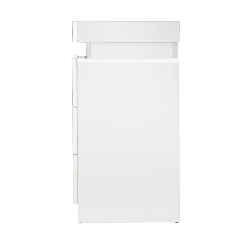 Murray 3 Drawer Bedside Table with LED Light