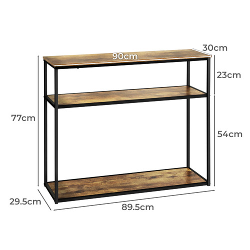 Polly 3 Tier Console Table