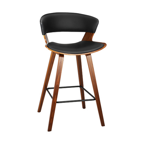 68cm Yetta Faux Leather Barstools | Temple & Webster
