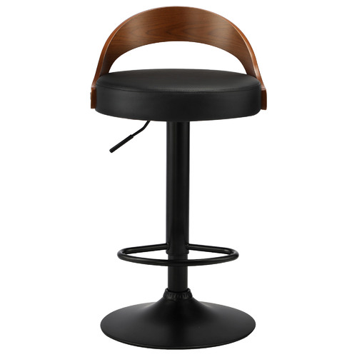 Orville Faux Leather Adjustable Barstool