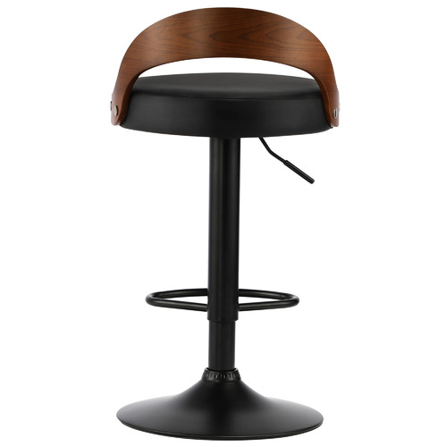 Orville Faux Leather Adjustable Barstool