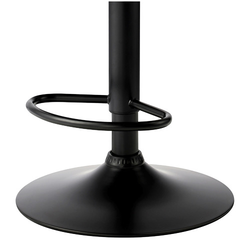 Orville Faux Leather Adjustable Barstool