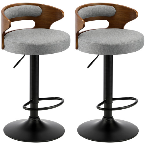 Maggie Faux Leather Adjustable Barstool