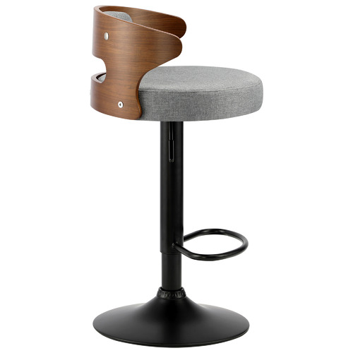 Maggie Faux Leather Adjustable Barstool