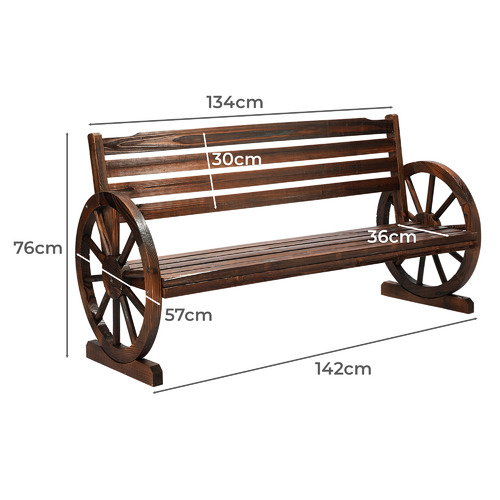 3 Seater Kerry Outdoor Garden Bench