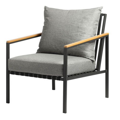 Black & Grey Auburn Outdoor Armchair