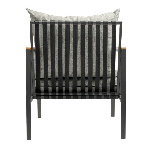 Black & Grey Auburn Outdoor Armchair