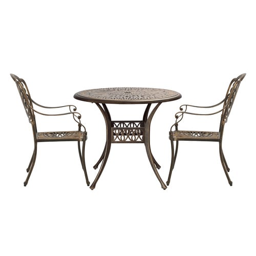 2 Seater Meija Cast Aluminium Outdoor Bistro Set