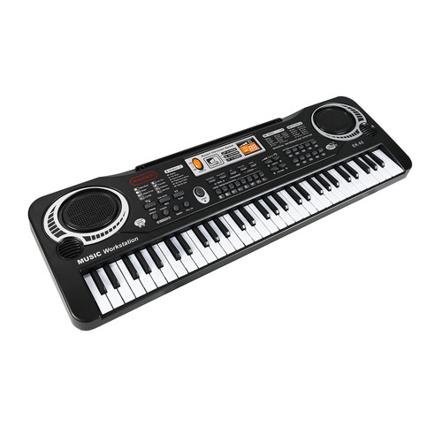 LivingFusion 61 Keys Electronic Keyboard with Microphone | Temple & Webster