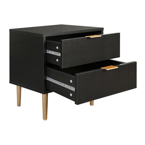 Mikee 2 Drawer Bedside Table