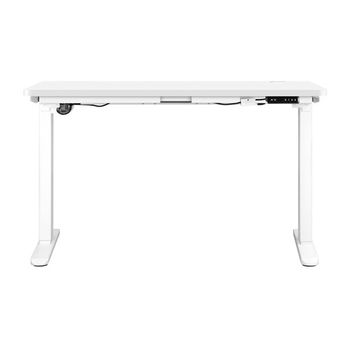 LivingFusion Alwyn II 120cm Electric Sit & Stand Desk Temple & ster