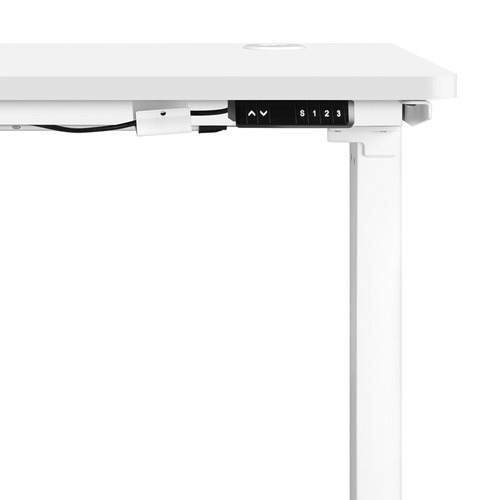 LivingFusion Alwyn II 120cm Electric Sit & Stand Desk Temple & ster