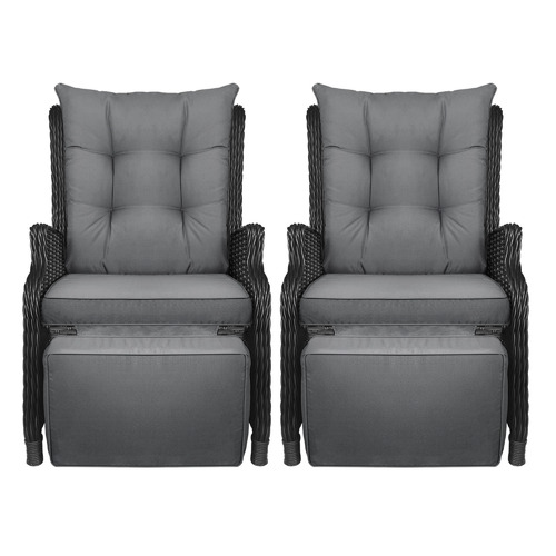Beau PE Wicker Outdoor Reclining Lounges