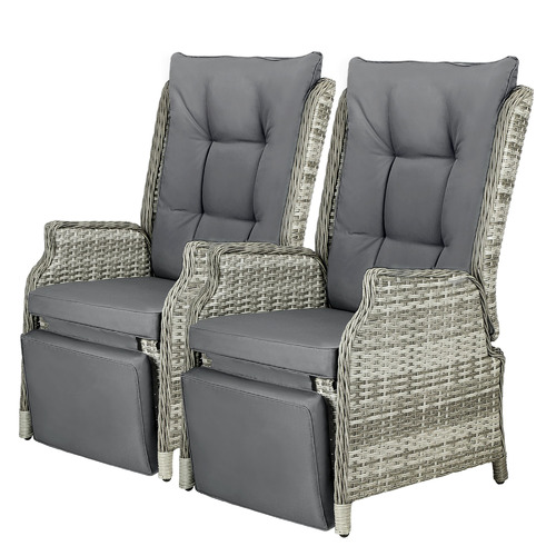 Beau PE Wicker Outdoor Reclining Lounges