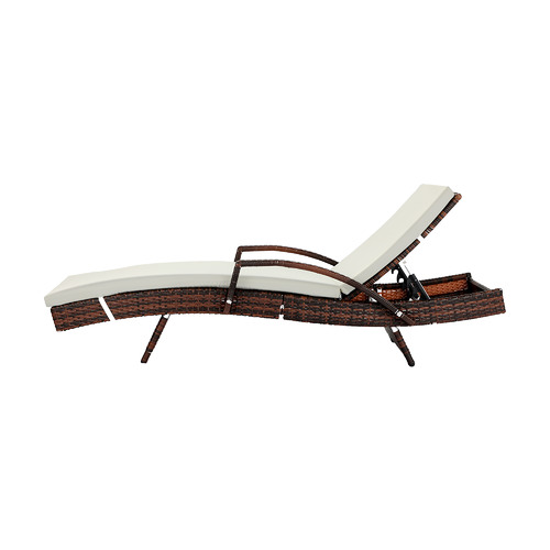 Kingston PE Wicker Sun Lounge