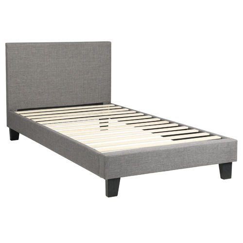 LivingFusion Alonzo Upholstered Bed Frame Temple & ster