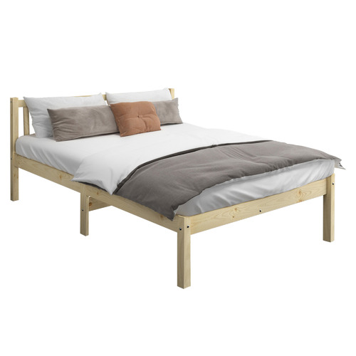 Sabina Pine Wood Bed Frame
