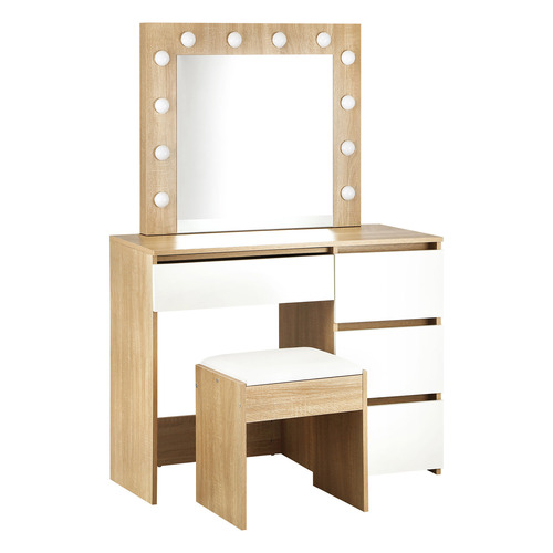 2 Piece Luca Dressing Table & Stool Set